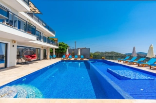 Villa Kral Kalkan – Luxury Sea View Villa with Jacuzzi & Private Pool