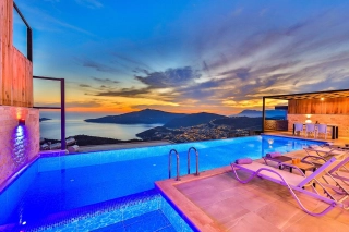 Villa Zeugma | Luxury Sea View Villa in Kalkan with Indoor Heated Pool