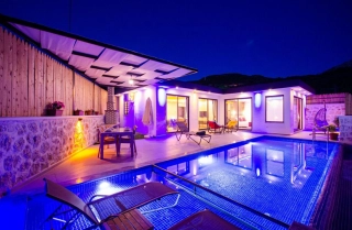 Villa Naz Saribelen, Conservative Honeymoon Villa | Kalkan Villa
