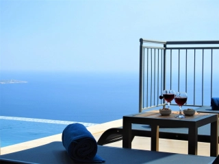 Villa Elif Sare – Kalkan Kördere’de Deniz Manzaralı, Jakuzili 