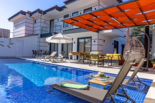 Villa Hanedan Patara Duo – Kalkan Patara’da Korunaklı Havuzlu, Jakuzi
