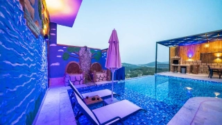 Villa Dimare 2 – Kalkan İslamlar’da Korunaklı Havuzlu, Isıtmalı Havuz