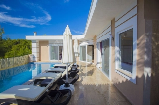 Villa Volga – Secluded Villa with Jacuzzi & Private Pool in Kalkan 