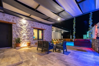 Villa Sena Kördere, Balayı, Korunaklı, Jakuzi | Kalkan Villa