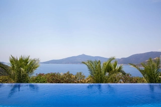 Villa Bay View | Kalkan Kışla’da Deniz Manzaralı Lüks Tatil Villası