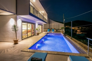 Villa Likya Kaputaş Kalkan – Jakuzili, Korunaklı ve Doğa Manzaralı 