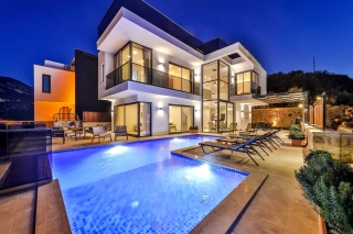 Villa Umut – Luxusvilla mit Meerblick in Kalamar Kalkan 