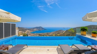 Villa Merit Royal – Luxury Sea View Villa with Jacuzzi | Kalkan Akbel