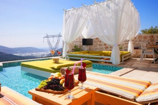 Villa Münih, meer, Flitterwochen, Unterschlupf | Kalkan-Vil
