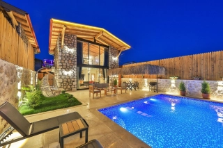 Villa Mila Patara, Korunaklı, Balayı, Jakuzi | Kalkan Villa