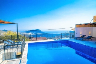 Villa Ocean Akbel | Luxusvilla mit Meerblick, Sauna, Fitnessraum 