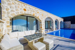 Villa Royal 6 Kalkan – Luxuriöse Villa mit Meer- & Naturblick, Jacuzzi