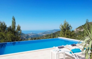 Villa Saklı Ev – Kalkan İslamlar’da Deniz Manzaralı, Jakuzili ve Balay