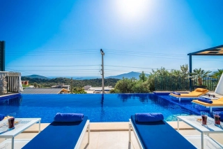 Villa Therapy 620 – Kalkan Kördere’de Deniz Manzaralı, Kapalı Isıtmalı
