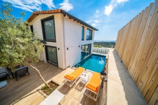 Villa Therapy Olea – Kalkan Kördere’de Korunaklı Havuzlu, Jakuzili
