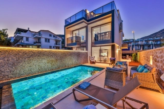 Villa Twins 1, Sea View Villa | Kalkan Villa