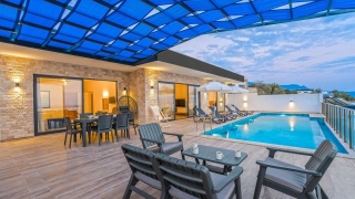 Villa Truva Çavdır, Villa for Rent with Nature View | Kalkan Vill