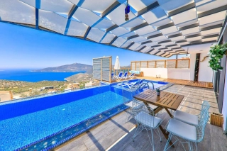 Villa Jilda – Luxury Sea View Infinity Pool Villa in Kalkan
