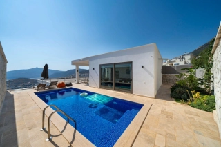 Villa Mini Arden – Kalkan Kızıltaş’ta Deniz Manzaralı, Özel Havuzlu 