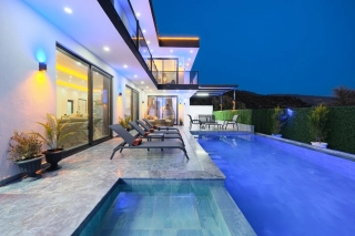 Villa Toprak Çavdır – Heated Indoor Pool, Jacuzzi & Sauna 
