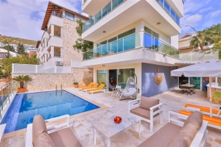 Villa Golden Lotus – Kalkan Kalamar’da Deniz Manzaralı, Modern Villa