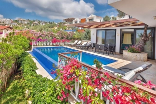 Villa Queen Duo | Luxusvilla mit Meerblick in Kalkan Kalamar 