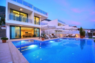 Villa Kalkan 3 Modern Mimari, Kısmi Deniz Manzaralı | Kalkan villa 
