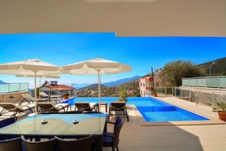 Villa Kalkan 3 Modern Architecture, Partial Sea View | Kalkan villa
