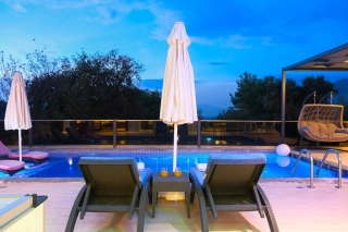 Villa Nokta | Luxusvilla mit Sauna, Jacuzzi und Privatpool in Kalkan Ü