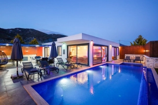 Villa Gümüş Sarıbelen Kalkan – Abgeschiedene Villa zur Miete mit Pool