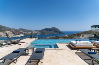 Villa Buse Duo Kalkan – Central 6-Bedroom Luxury Villa with Infinity