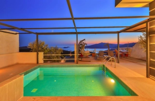 Villa Gusto 2 – Kalkan Kördere’de Deniz Manzaralı Balayı Villası
