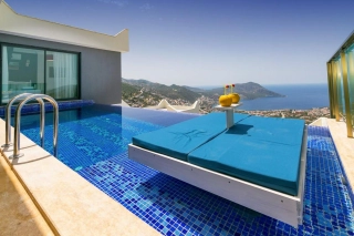 Villa Yeniköy, in Kalkan one bedroom luxury honeymoon villa