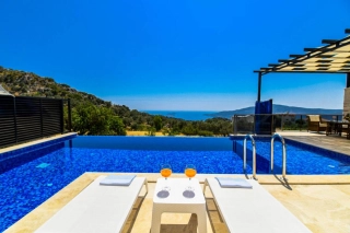 Villa Blue Sirena – Kalkan Kördere’de Panoramik Deniz Manzaralı, Kapal