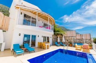 Villa Beyaz, 3 bedroom villa for rent in Kalkan Kördere
