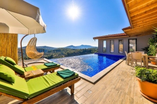 Villa Aychle, İslamlar’da 2 Yatak Odalı | Kalkan Villa