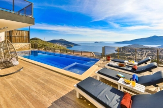 Villa Nautilus – Luxury Sea View Villa with Cinema Room in Kalkan